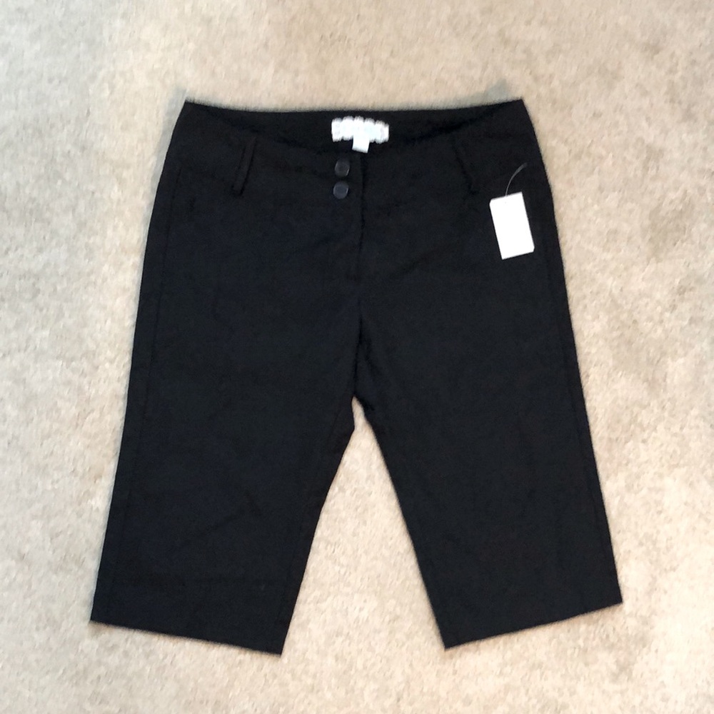 Anchor Blue NWT Black Long Bermuda Shorts, Size 5, Cute & Cool!